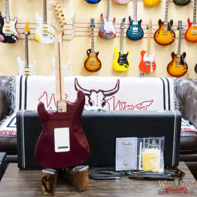 2006 Fender Custom Shop Limited Edition Fender 60th Anniversary Presidential Stratocaster Wine Red image 10