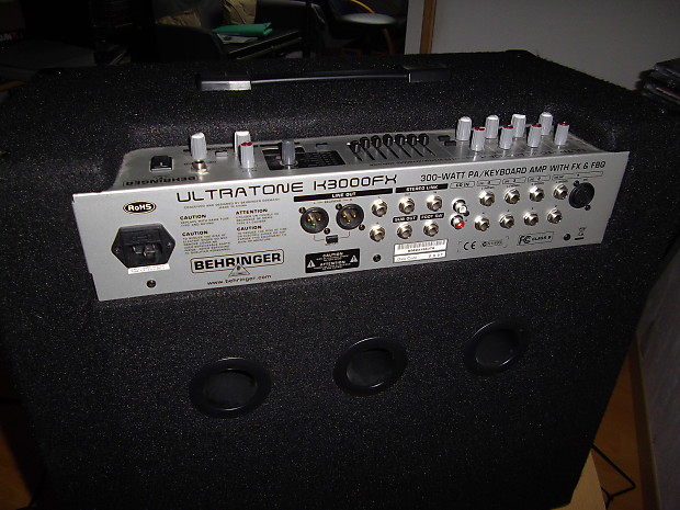 Behringer Ultratone K3000FX Guitar Amp/Keyboard Amp/4 Channel PA system