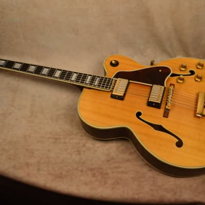 Vintage 1969 Gibson L-5CES - "Two Tone" - Rare Blonde with Dark Back and Sides" WIDE NUT L-5CESN L-5 L-5C image 4