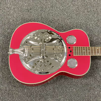Regal San Francisco Resonator Guitar  - Red image 3