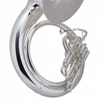 Conn 40KSB Sousaphone - Brass - Background Brass, Satin Silver image 3