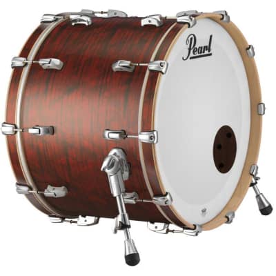 Pearl Music City Custom 22"x14" Reference Series Bass Drum w/BB3 Mount BURNT ORANGE GLASS RF2214BB/C447 image 14