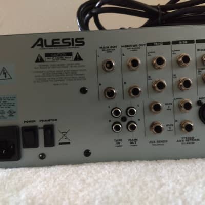 Alesis MultiMix 12R Rackmount 12-Channel Mixer 2000s - White/Silver image 7