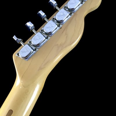 LEFTY! Vintage Early 1973 Original Fender USA Telecaster Ash Body Blonde Relic 1 Piece Maple Neck 7.6 lb HSC image 14