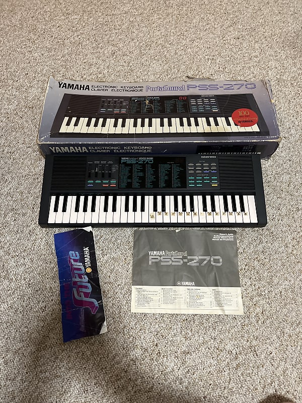 Yamaha PSS-270 Synthesizer 1986 - Black (Closing down shop on 05/01/24) image 1