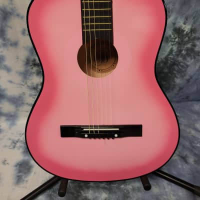 2022 Bridgecraft USA Mint Pink Classical Guitar image 2
