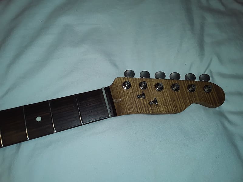 ギター Musikraft Tele 5AFlame Maple Neck Tele® Neck Custom Build - Musikraft LLC
