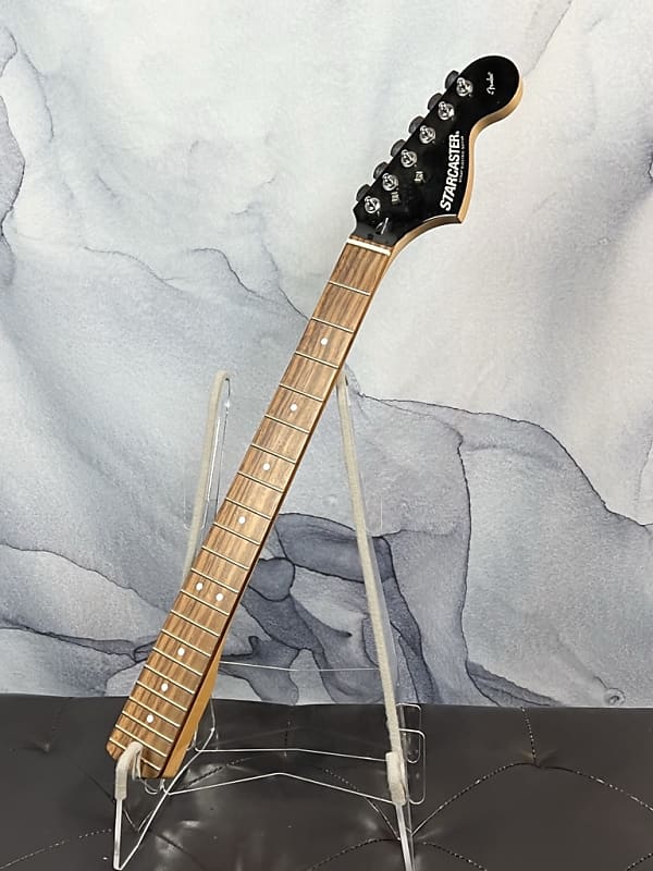 Fender Starcaster Loaded Neck Black Sparkle Reverb