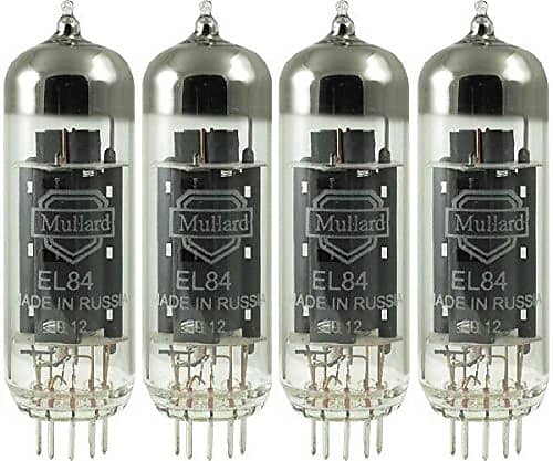 New 4x Mullard EL84 | Matched Quad / Quartet / Four | Power Tubes