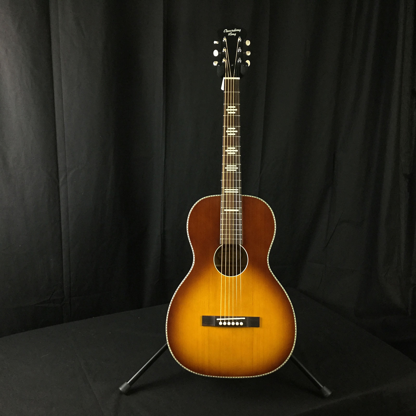 Recording King RPS-7-FE3-TS Dirty 30's Series 7 Single-0 Acoustic Guitar  with Fishman Sonitone Electronics | Reverb