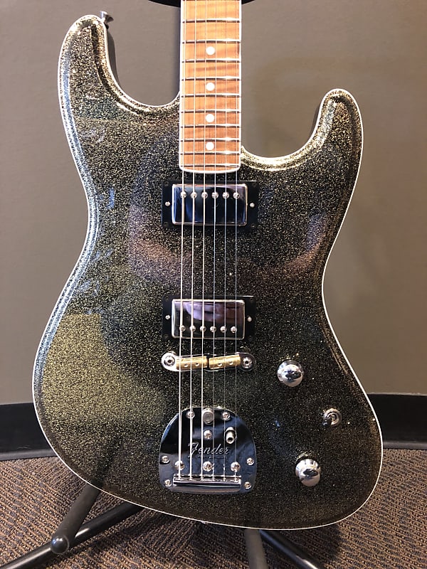 Fender Offset Stratocaster 2018 Gold/Black Sparkle Masterbuilder Apprentice Carlos Lopez image 1