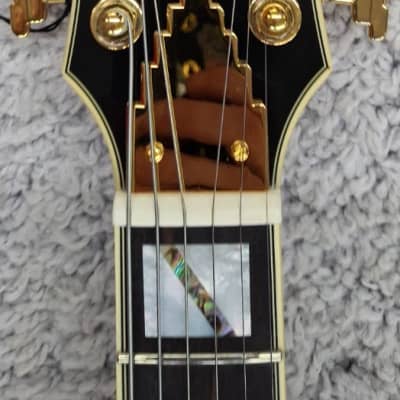 D'Angelico Excel Mini DC Semi-Hollow Body Electric Guitar with Hard Case, Viola image 6
