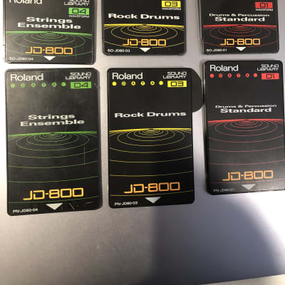 Roland JD-800 cards