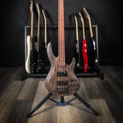 ESP LTD B-204SM Bass Guitar - See Thru Black Satin image 1