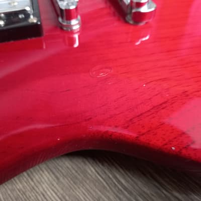 Westfield E2000 SG Electric Guitar in Cherry Red image 8