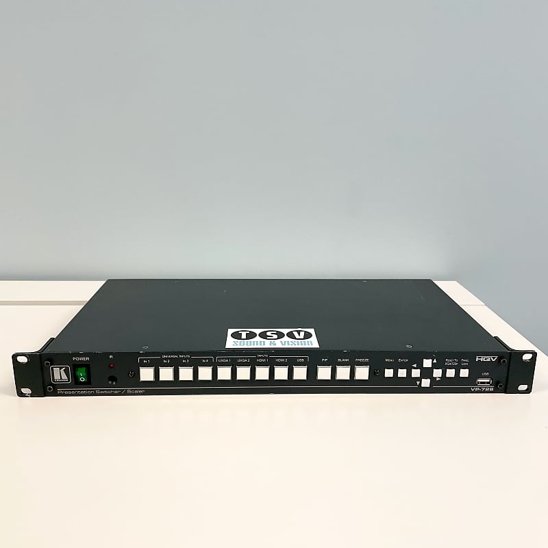 Kramer VP728 9−Input ProScale Presentation Scaler/Switcher Reverb