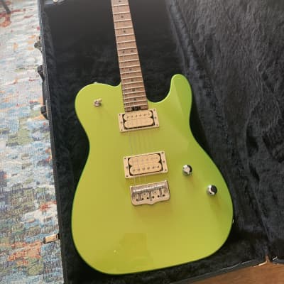 Chubtone Hot Rodded Tele 2022 - Electric Lime Green for sale