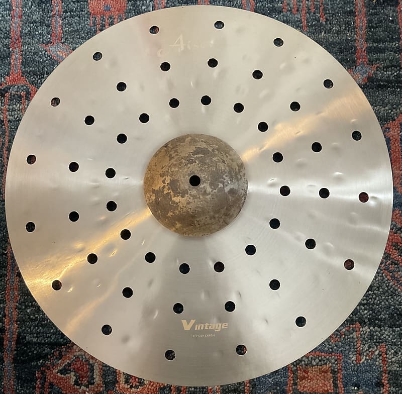 (MINT) Aisen 18” Vintage Holy Crash Cymbal image 1