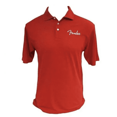 Fender Spaghetti Logo Polo Shirt - Small