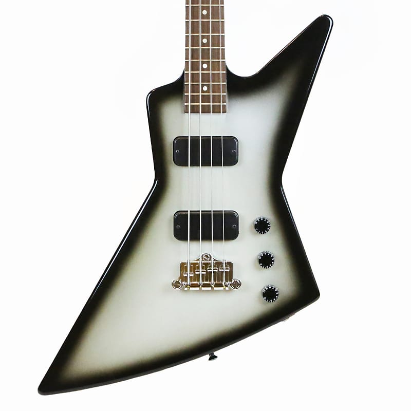 2012 Gibson Explorer Bass Silver Burst Rare Discontinued 4-String Guitar Like New NOS in Shipping Box image 1
