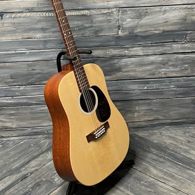 Martin D-X2E 12 String X- Series Acoustic Electric Guitar- Natural image 4