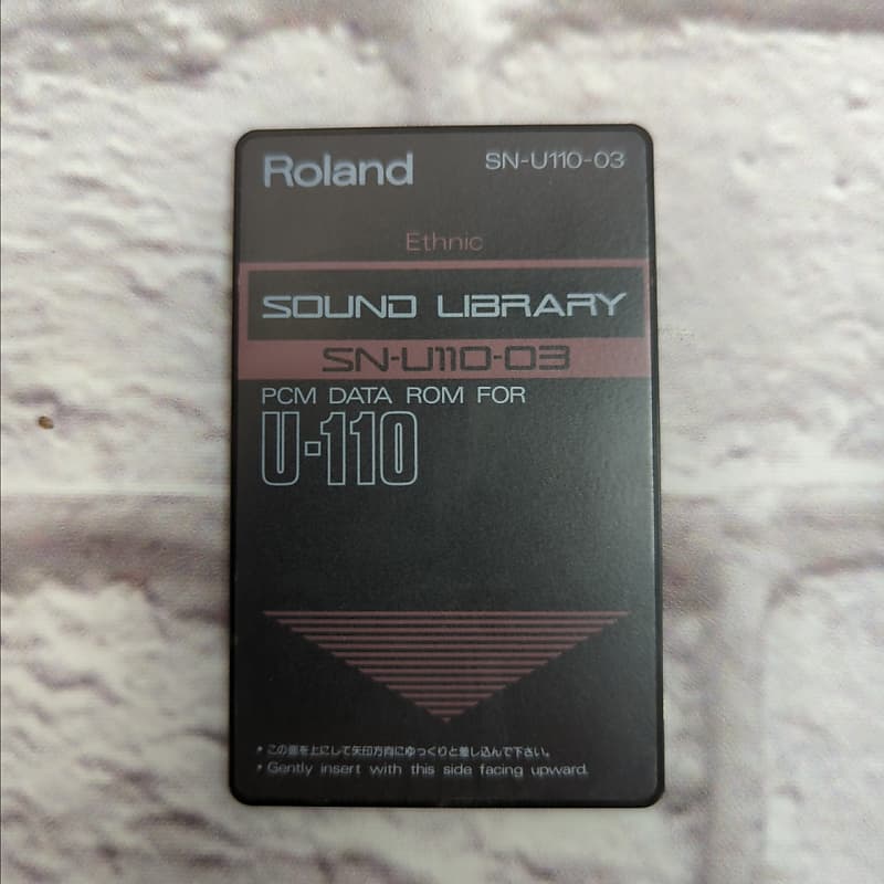 Roland SN-U110-03 Ethnic Data Card for U-110 image 1