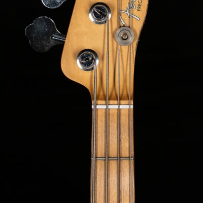 Fender Mike Dirnt Road Worn Precision Bass White Blonde Bass Guitar-MX21545862-10.17 lbs image 12