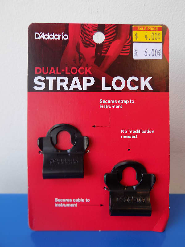 D'Addario DualLock Strap Lock Reverb