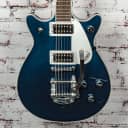 Gretsch - G5232T Electromatic - Solid Body Double Cut Electric Guitar w/ Bigsby, Blue Metallic - x1515 - USED