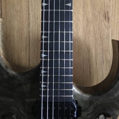 Black Diamond Custom Gandalf guitar Reverse Headstock Korina image 6