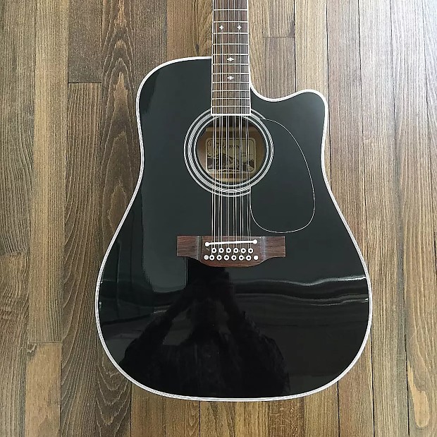 Takamine EF381SC 12-String Dreadnought Cutaway Acoustic-Electric Guitar image 1