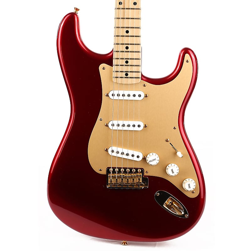 ギター fender custom shop 56 strato caster NOS Fender Custom Shop 56 NOS Artisan Quilt Maple Strat – Topaz