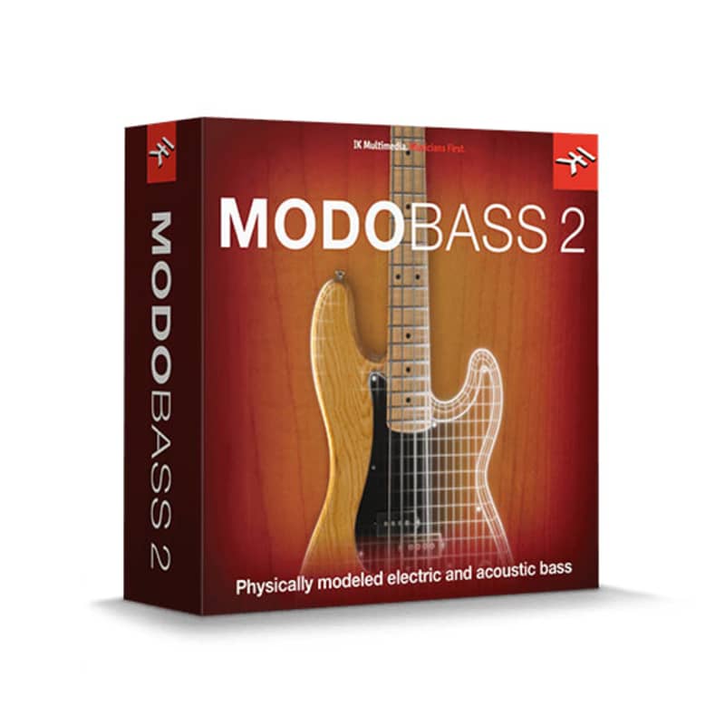 New IK Multimedia MODO BASS 2 Electric Bass Virtual Instrument 