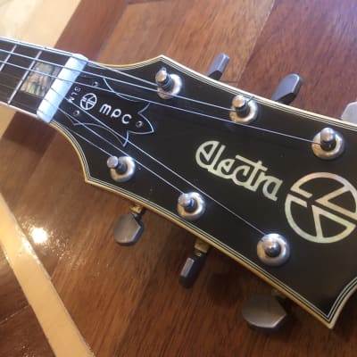 RARE 1975-77 Electra Model X340 MPC SLM lawsuit Era Electric Guitar Satin Jacaranda Finish-Gig Case image 6
