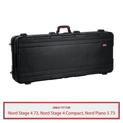 Gator Keyboard Case for Nord Stage 4 73, Nord Stage 4 Compact, Nord Piano 5 73