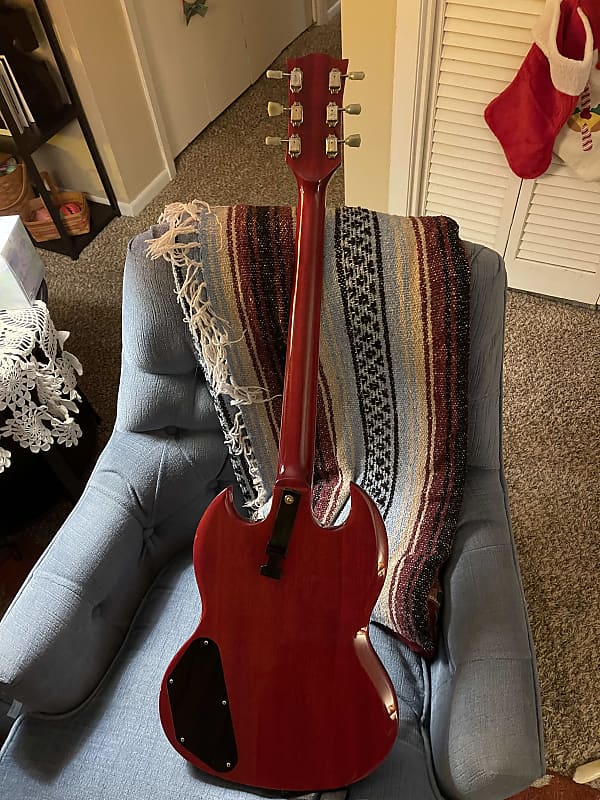 Burny Fernandes SG RSG-75 1982-1988 - Cherry Red | Reverb