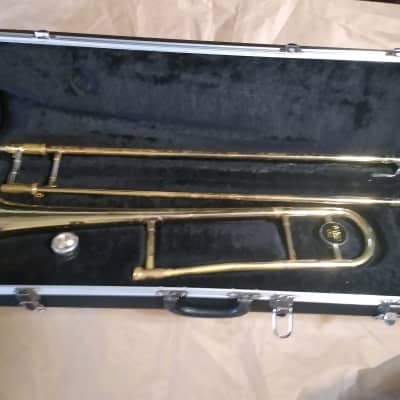 Andreas Eastman Tenor Trombone Brass with case & mouthpiece image 1