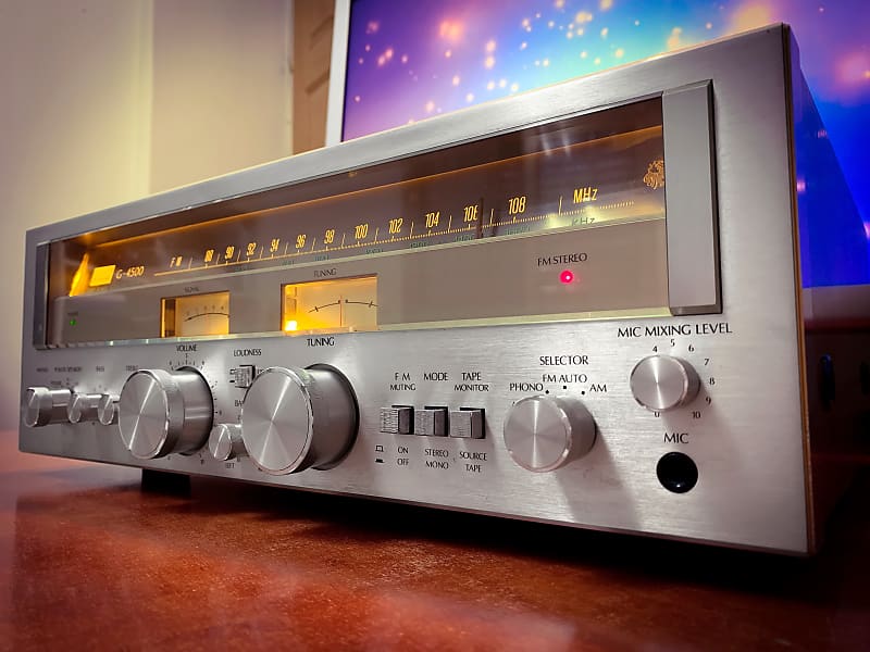 Sansui G-4500 1978 Silver  			