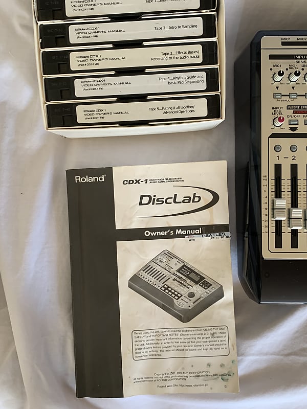 Roland CDX1 Disc Lab Multitrack CD recorder/ Audio Reverb