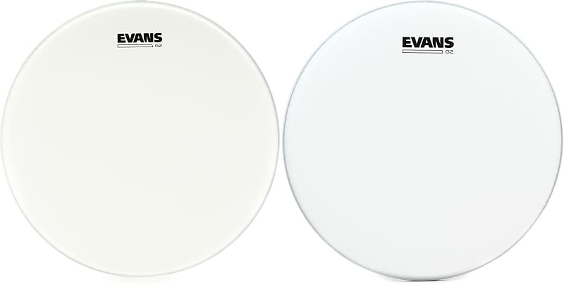 Evans G2 Coated Drumhead - 15 inch  Bundle with Evans G2 Coated Drumhead - 13 inch image 1