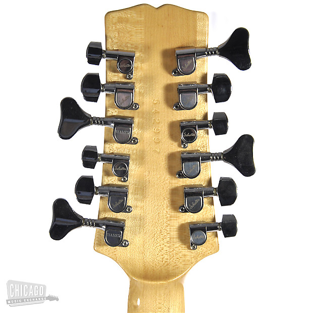 Hamer B12A Twelve-String Bass signed by Cheap Trick 1995
