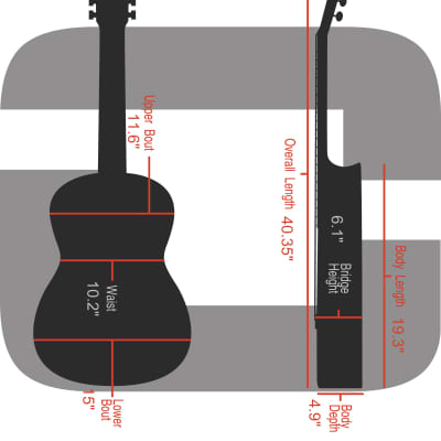 Crossrock 4/4 Classical Guitar Case in 100% Carbon Fiber for Touring Show, 7 lb Flight Case, Red with US Flag image 12