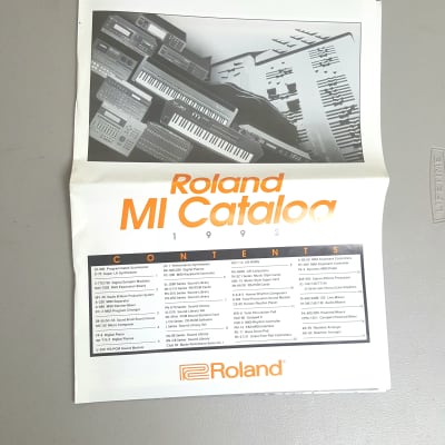 Roland 1992 Catalog - JD-800, D-70, R-8/5/8m, S-770/750, U-220 - etc