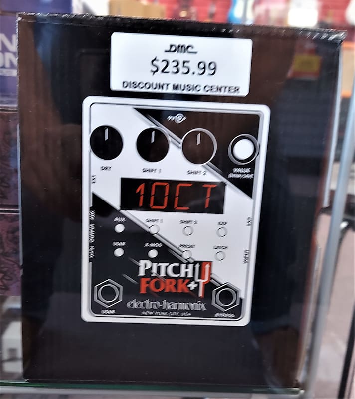 ElectroHarmonix PItchfork Plus 2021 Silver and Black Reverb