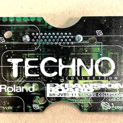 Roland SR-JV80-11 Techno Collection Expansion Board 1990s - Green