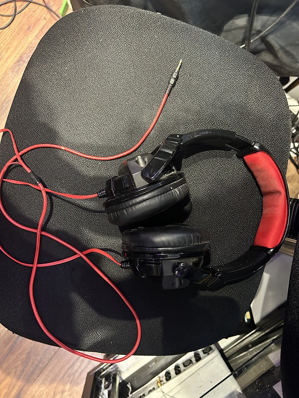JVC XX Black and Red Over Ear Headphones | Reverb