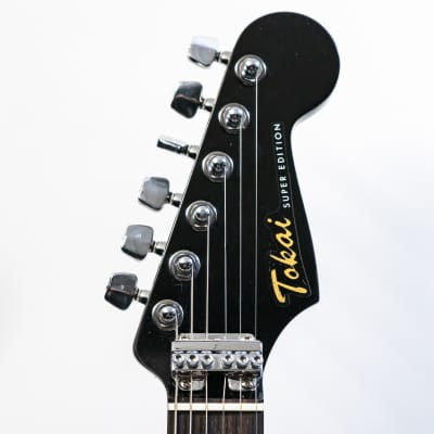 1984 Tokai Super Edition Stratocaster Electric Guitar - Black image 3