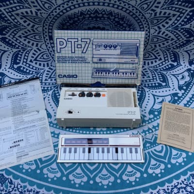 Casio PT-7 29-Key Mini Synthesizer with Power Supply