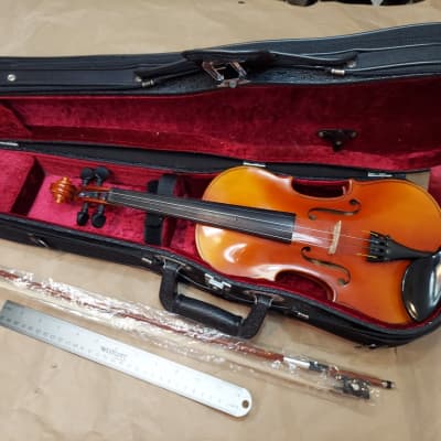 Suzuki Kiso #6108 Stradivarius Copy (1/4 Size) Violin, Japan, 1993, with case & bow for sale