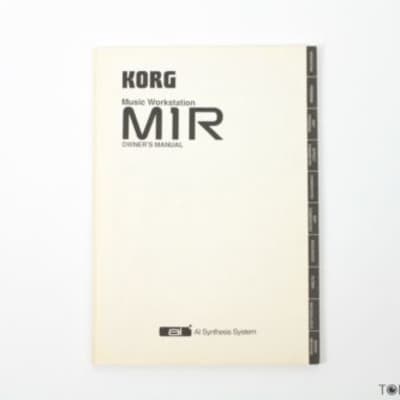 KORG M1R OWNERS MANUAL synthesizer book rack mount module   VINTAGE SYNTH DEALER